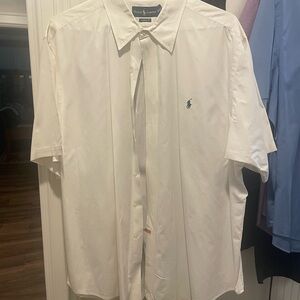 Polo Ralph Lauren White Casual Button Down Shirt